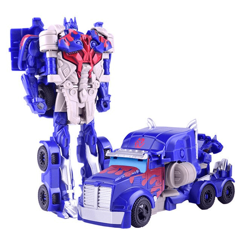 Dynamisk Transformativ Robotbil - Optimus Leksak, 1-stegs Förvandling, Robot &amp; Dinosaurie Actionfigur för Pojkar