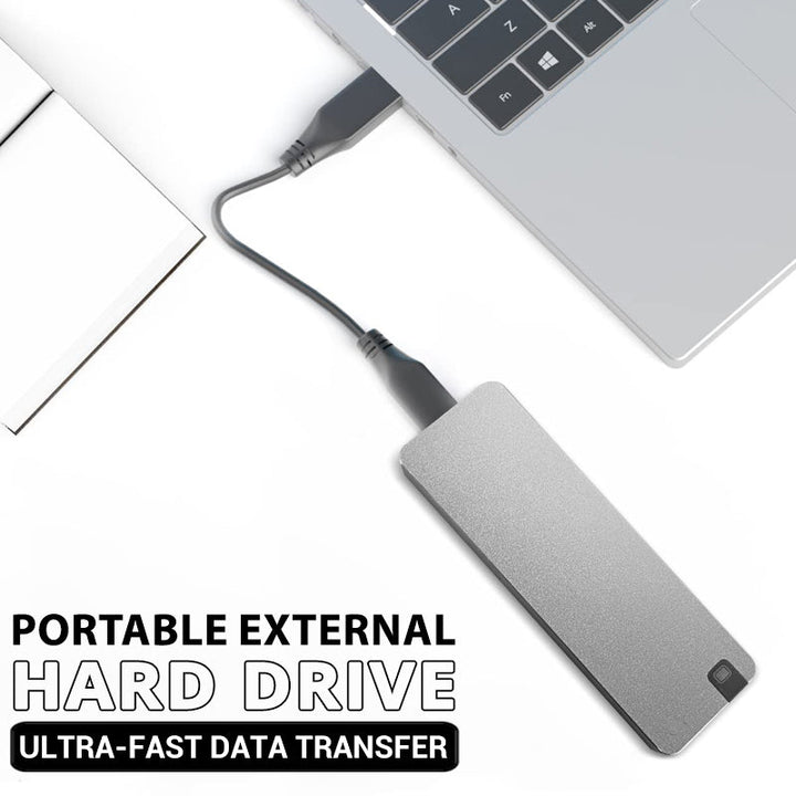 Bärbar SSD Hårddisk Kompakt USB 3.2 Snabb Lagring