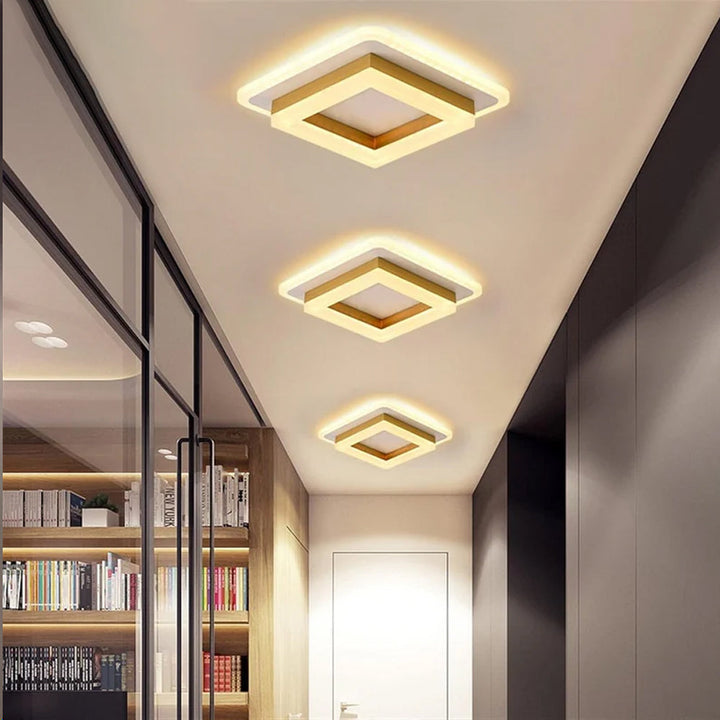fyrkantig LED-taklampa | 24W | modern infälld | 2.76"x7.87" | Brick by Brick