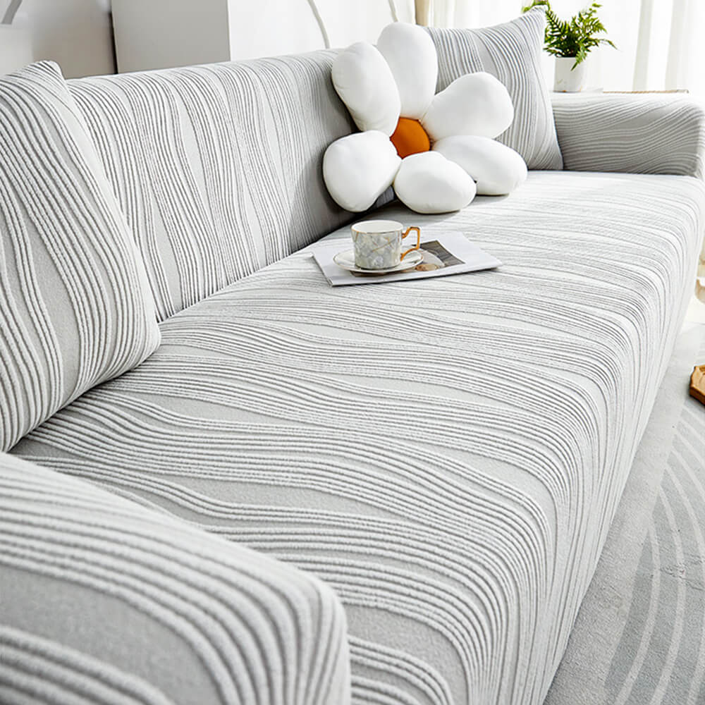 Jacquard Stretch Full-Cover Anti-scratch Soffaöverdrag Mjuk Djurvänlig