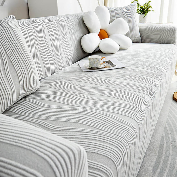 Jacquard Stretch Full-Cover Anti-scratch Soffaöverdrag Mjuk Djurvänlig