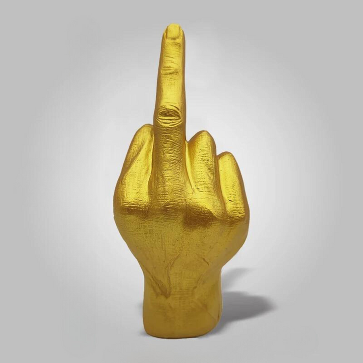 ArtCreativ | Jag Har En Dålig Attityd Skulptur för Hem- och Kontorsinredning
