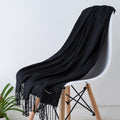 Cashmere Scarf för kvinnor Mjuk Varm Vinter Sjal