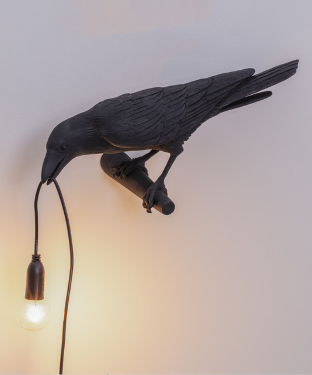 Crow Bordslampa - Unik och Konstnärlig Belysning