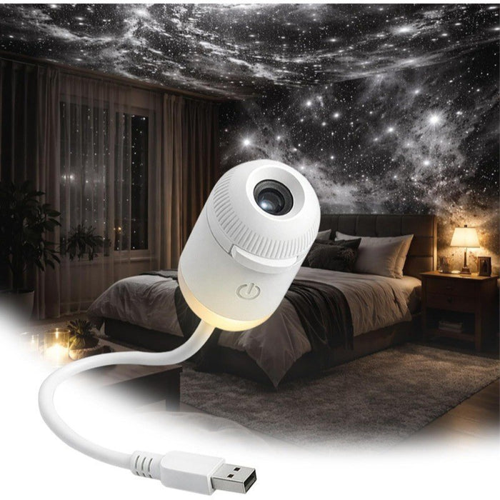 Trivhem Projektorlampa med stjärnhimmel – USB och touchkontroll