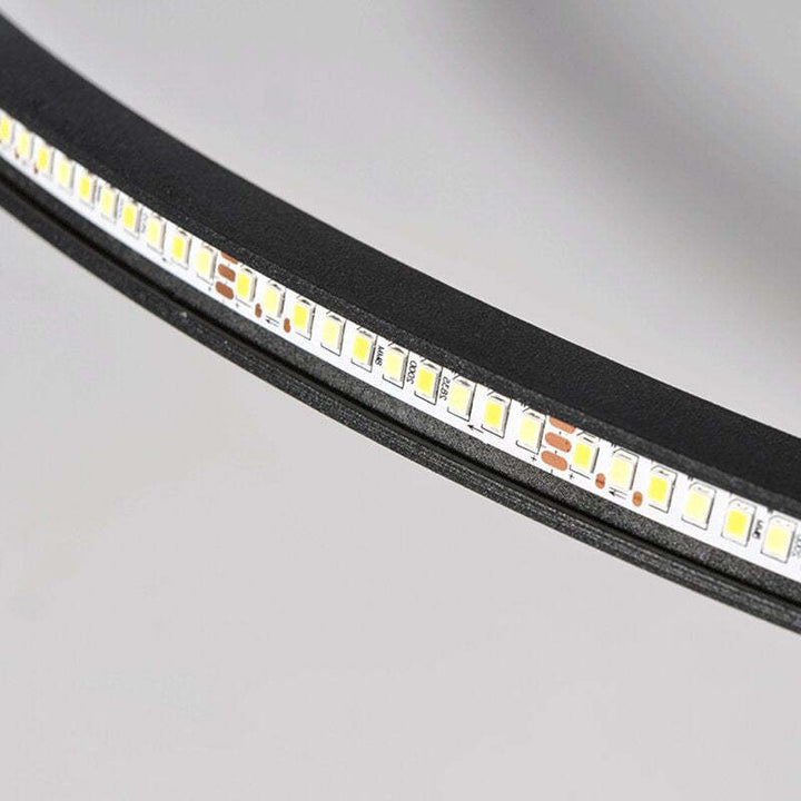 Ultra-tunn modern taklampa | Flush Mount LED för låga tak | Rund &amp; dimbar
