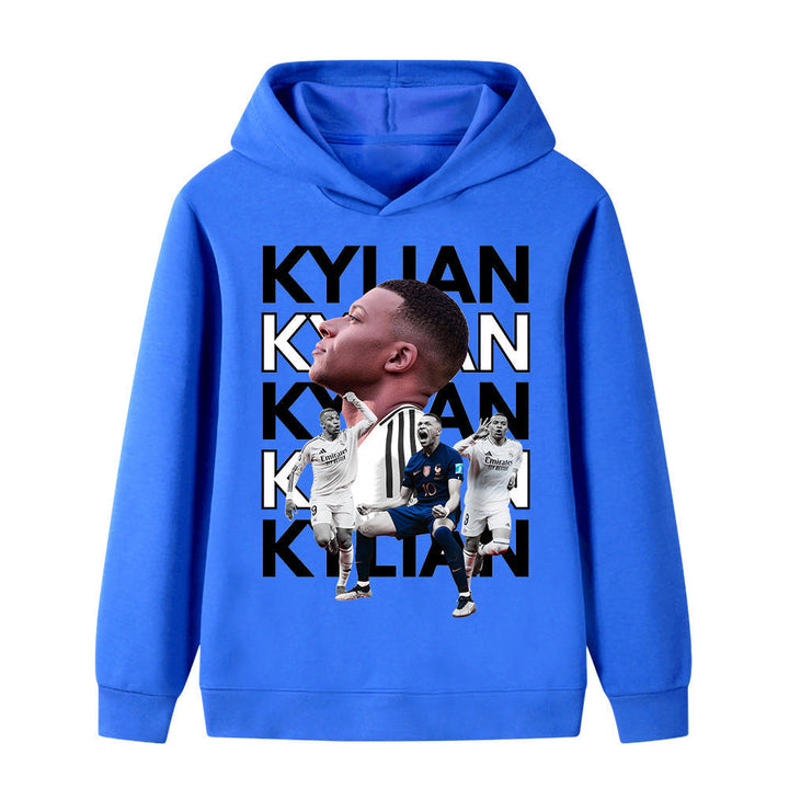 Kylian Mbappé Fotbolls Hoodie för Barn - Mbappe