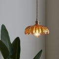 Pendellampa Vintage Glas Hängande Lampa