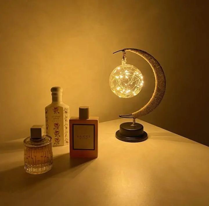 Bordslampa LED Månlampa för Sovrum