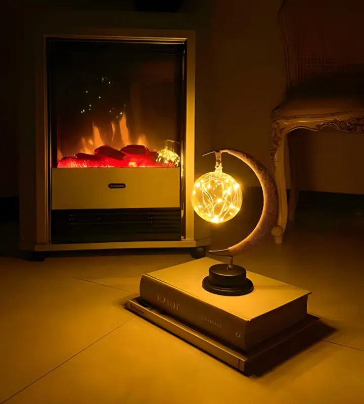 Bordslampa LED Månlampa för Sovrum