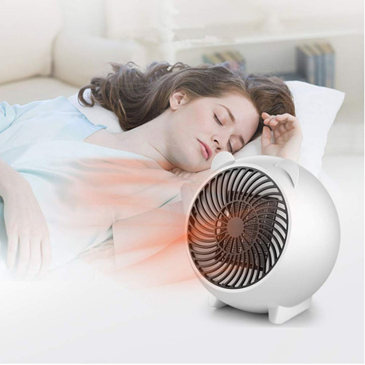 Liten värmefläkt på 250 W med automatisk avstängning