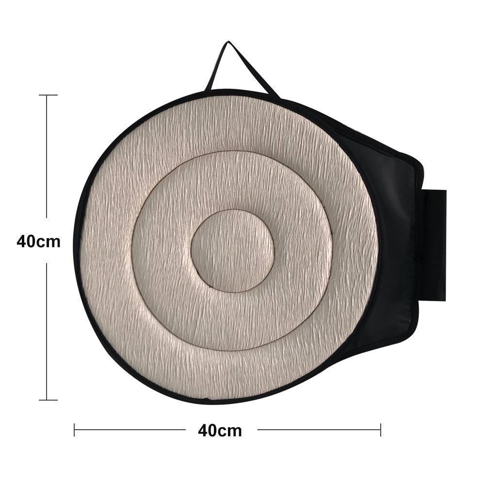 Carvallo 360° Vridbar Sittkudde | Ergonomisk &amp; Halkfri | För Bil, Kontor &amp; Hem | Ryggskonande &amp; Bekväm