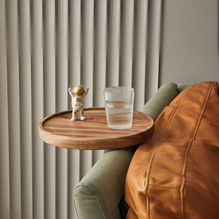 Sofa Armstöd Valnöt Bricka