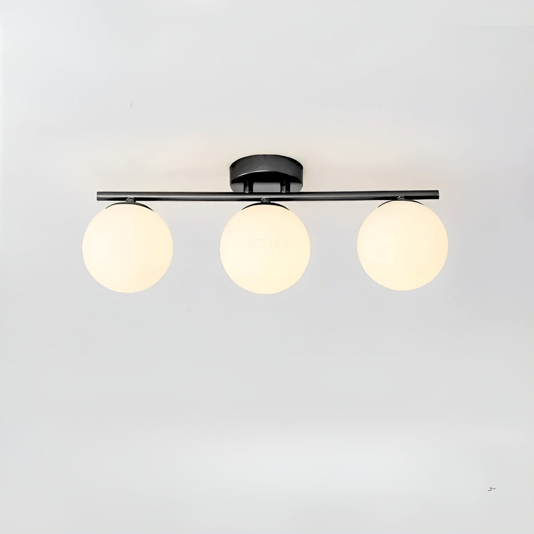 LED-taklampa i glas – Nordisk design | För vardagsrum &amp; sovrum