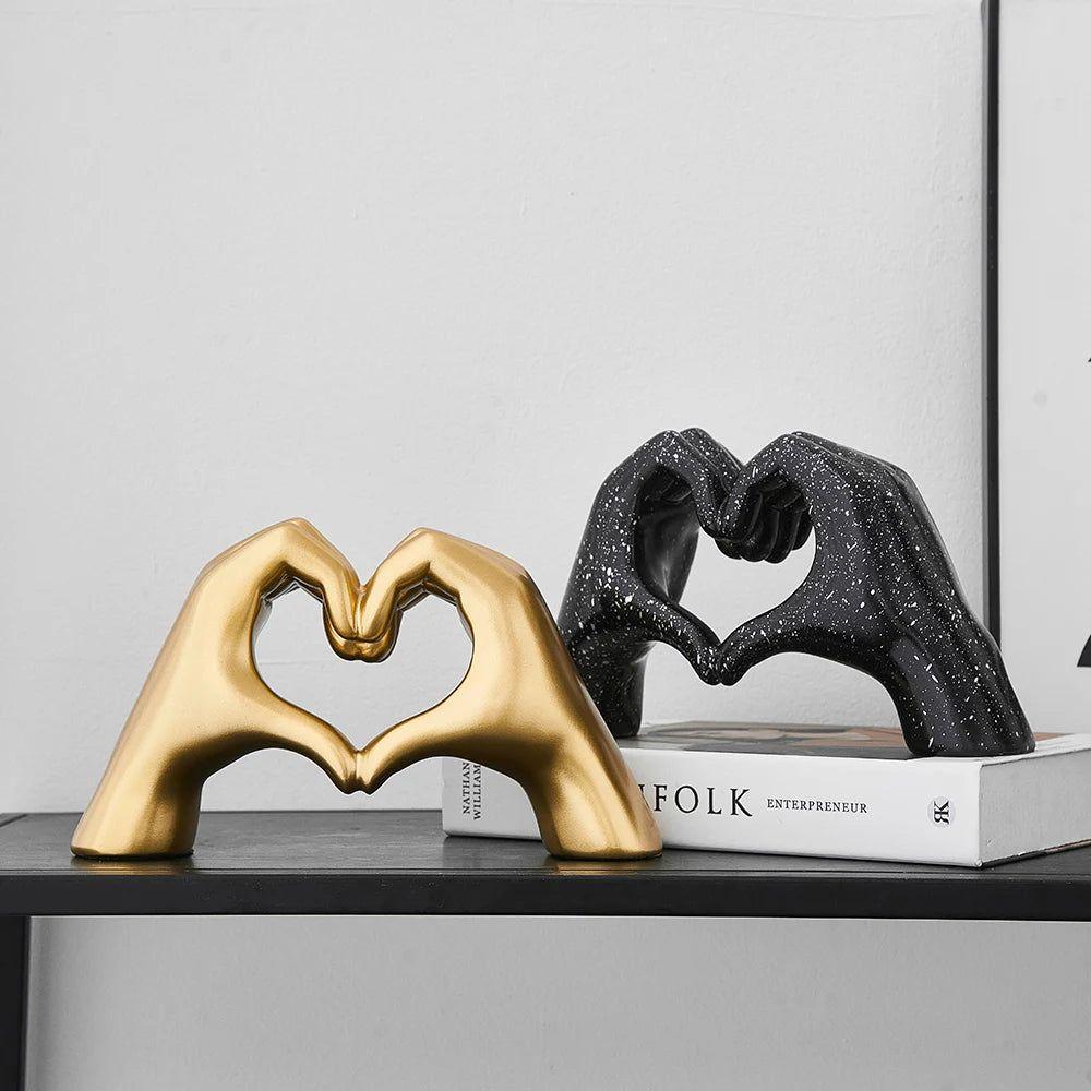 Love Hands - Ästetiskt hjärta händer rumsdekoration