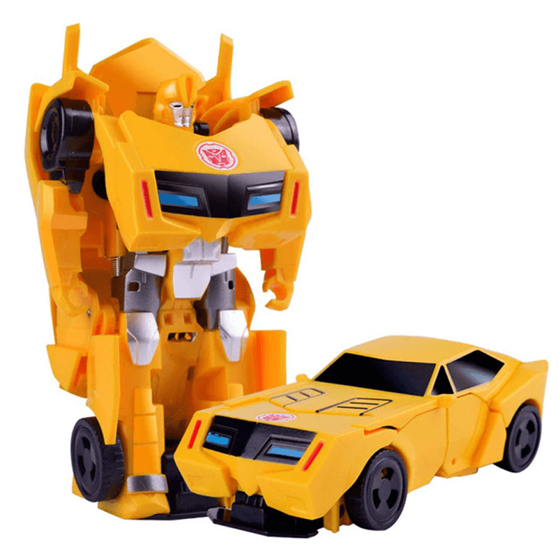 Dynamisk Transformativ Robotbil - Optimus Leksak, 1-stegs Förvandling, Robot &amp; Dinosaurie Actionfigur för Pojkar