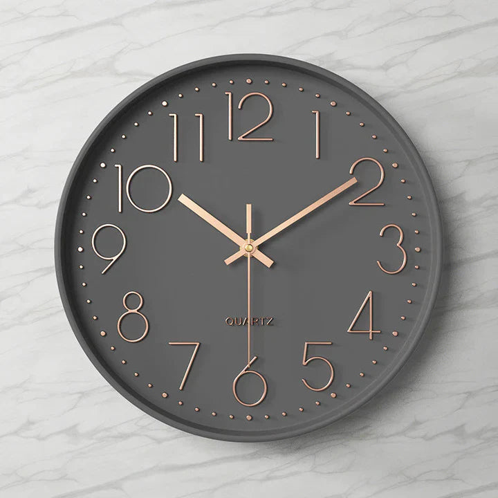 NovaTick – Minimalistisk 3D-väggklocka med modern design och tyst kvartsrörelse