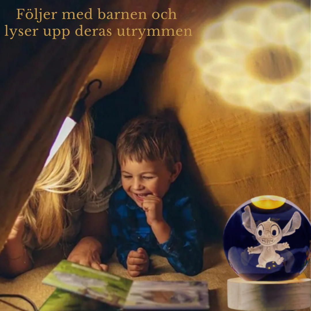 GlowBuddies – Lysande figurer i tecknad stil