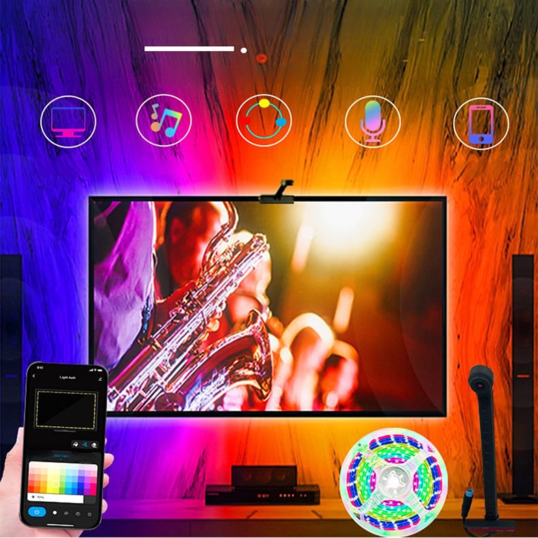 ColorCast – Synkroniserad LED-list för TV-skärmar