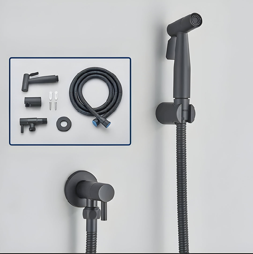 MonoSpray Set – Rostfritt Stål Bidet Sprayhuvud Armatur