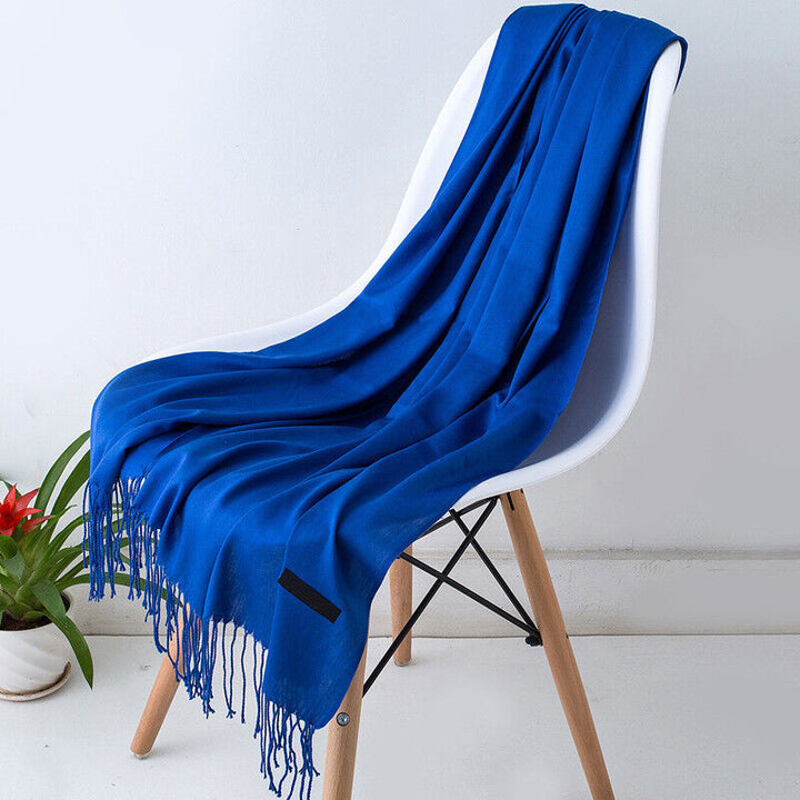 Cashmere Scarf för kvinnor Mjuk Varm Vinter Sjal