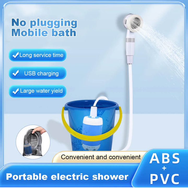 CampFlow - Bärbar Duschenhet med Vattenpump