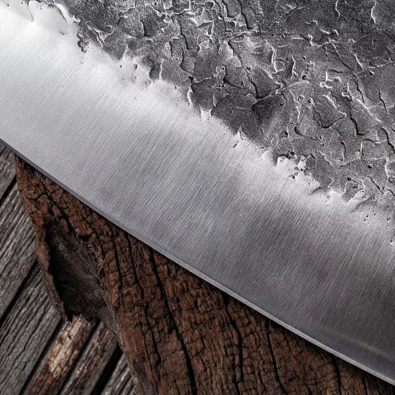 Serbisk Almazan Kockkniv | Handgjord Kockkniv