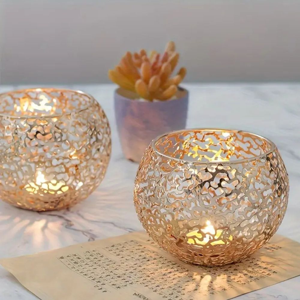 Luminous Orb-ljushållare – Modern elegans med ett varmt sken