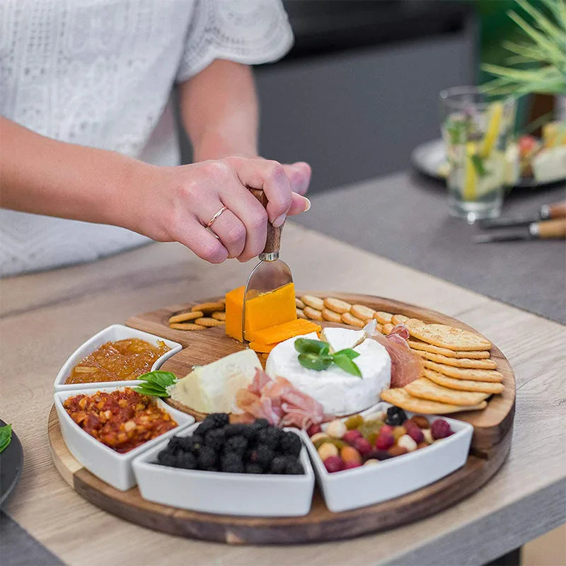 Carvallo – Elegant Ostbräda och Knivset för Festliga Presentationer