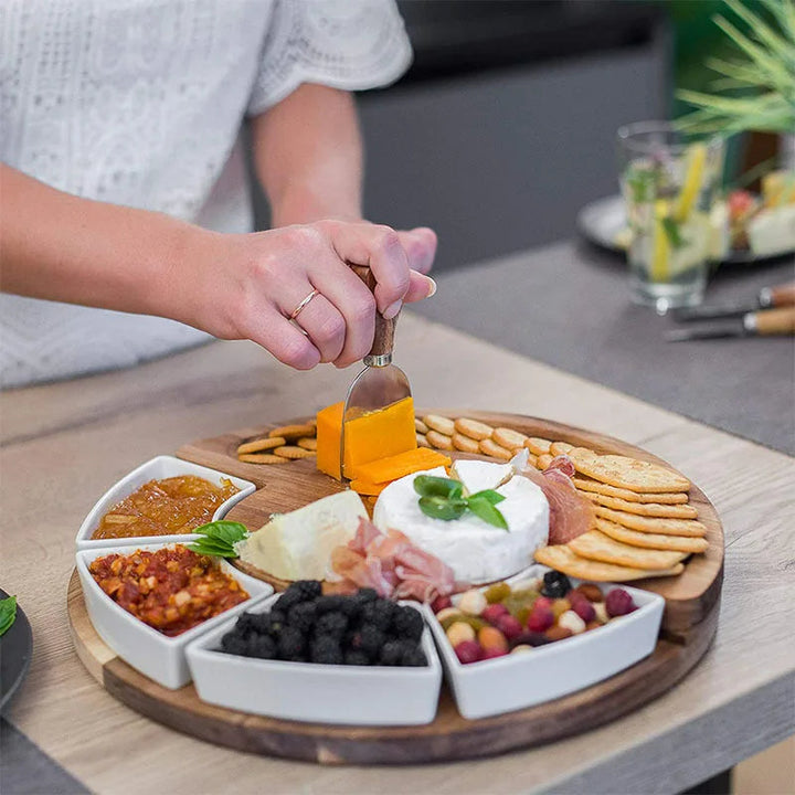 Carvallo – Elegant Ostbräda och Knivset för Festliga Presentationer