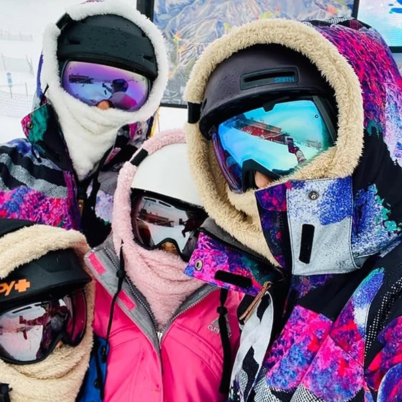 Carvallo - Skidmask med Sherpa-huvtröja