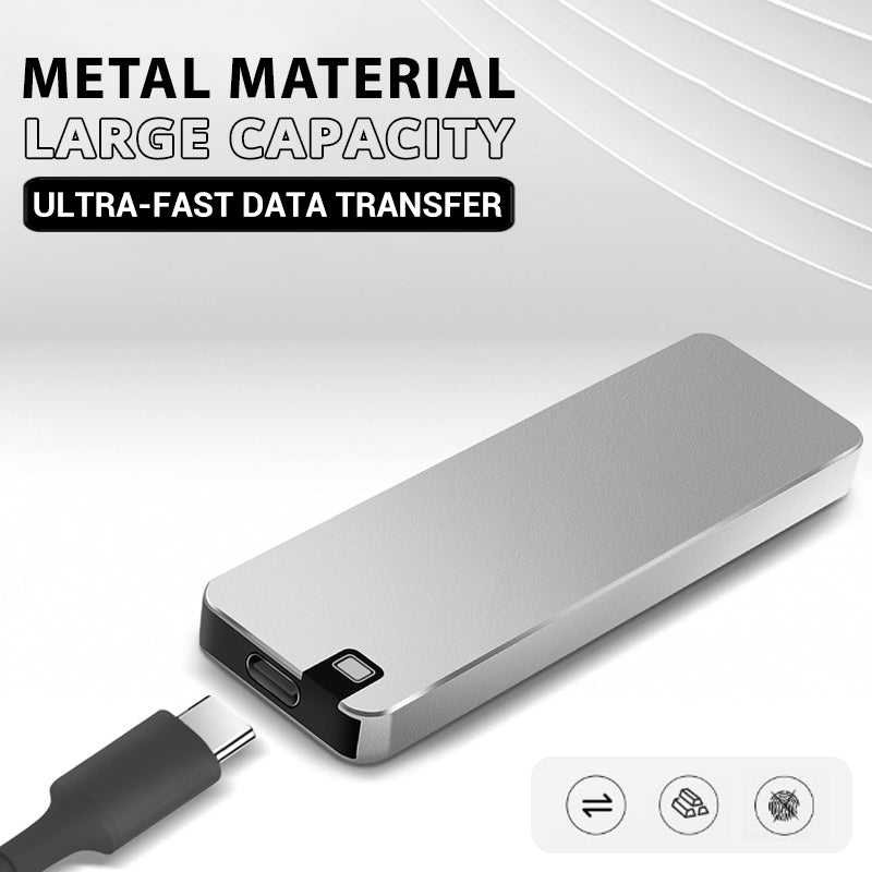 Bärbar SSD Hårddisk Kompakt USB 3.2 Snabb Lagring