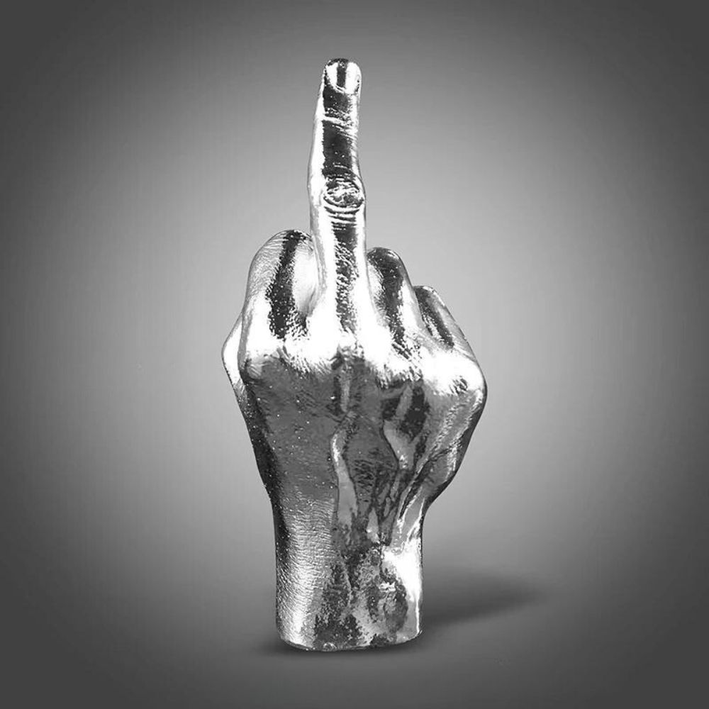 ArtCreativ | Jag Har En Dålig Attityd Skulptur för Hem- och Kontorsinredning