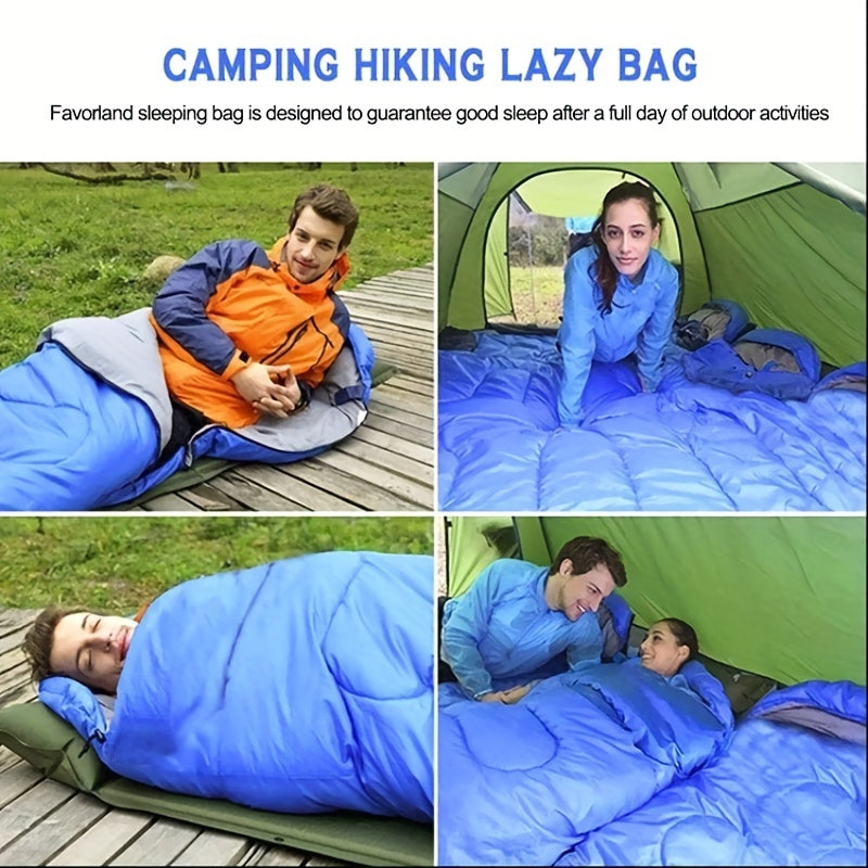 Carvallo Nordhavn Trek | Med huva &amp; Varm foder | För -5°C till 20°C | 210 × 75 cm | Lätt &amp; Kompakt