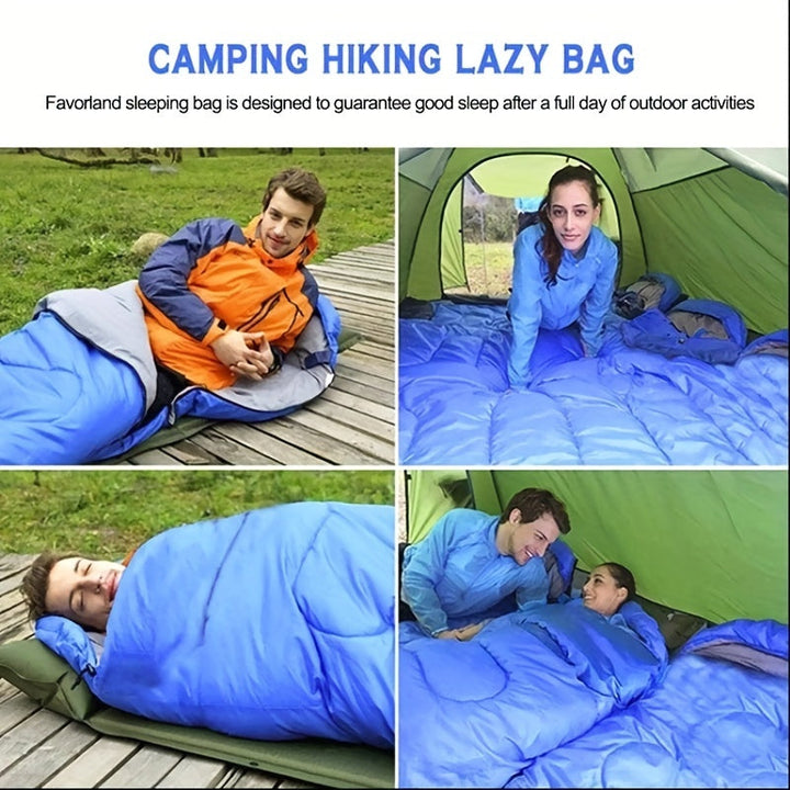 Carvallo Nordhavn Trek | Med huva &amp; Varm foder | För -5°C till 20°C | 210 × 75 cm | Lätt &amp; Kompakt