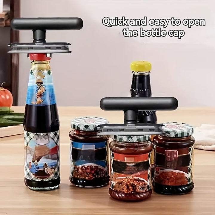 ErgoGrip justerbar flask- och konservöppnare - enkelt grepp för säker och enkel öppning