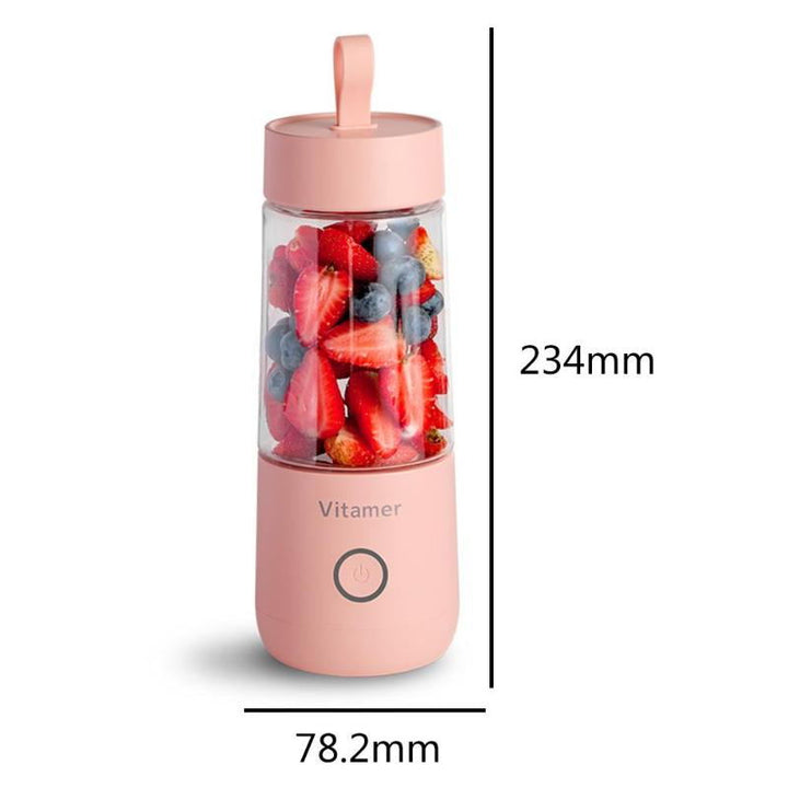 Portabel blender 350 ml med USB, 14 000 varv och två funktioner