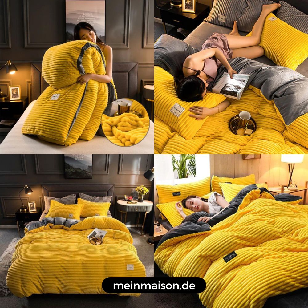 SweetDreams™ - Samt-Fleece-sängfilt | Ultimatisk komfort