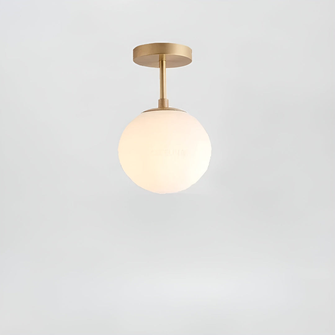 LED-taklampa i glas – Nordisk design | För vardagsrum &amp; sovrum