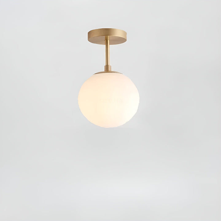 LED-taklampa i glas – Nordisk design | För vardagsrum &amp; sovrum