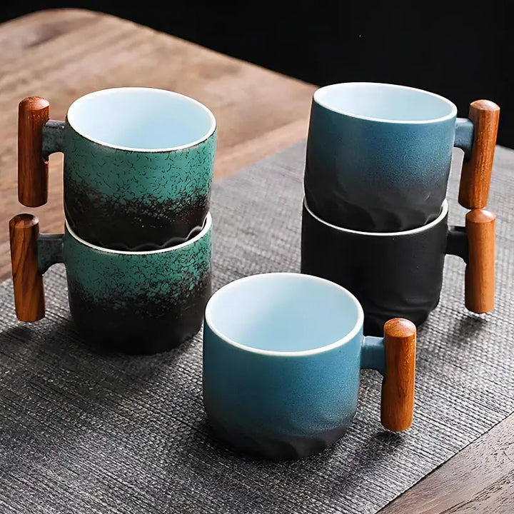 Rustika Keramikmuggar – Handgjorda Kaffemuggar i Bohemisk Design