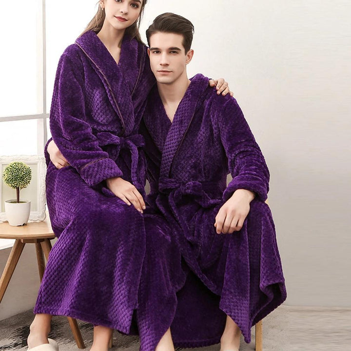 Carvallo Luxe – Elegant Fleece Badrock med Ultimat Bärkomfort