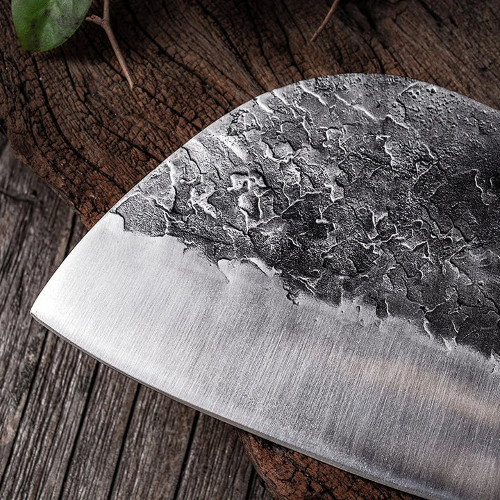 Serbisk Almazan Kockkniv | Handgjord Kockkniv