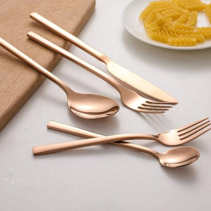Bestickset Rostfritt Stål Modern Silver 30 delar