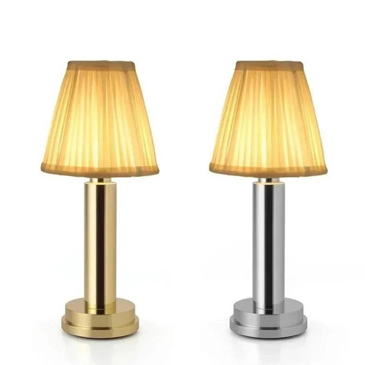 Elegant sladdlös LED Silk Touch bordslampa – modern elegans