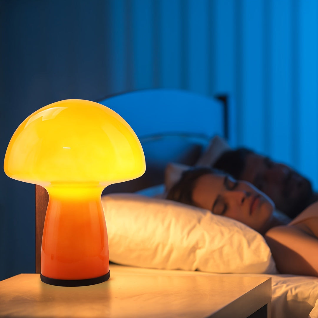 Lekfull Svamp Lampa - Förfinad Atmosfär med en Retro Tvist