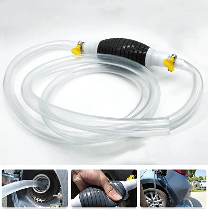 Carvallo | Vätskepump FlowMaster One | Handpump för bensin, vatten och olja | Bärbar och utan ström | För bil, båt och trädgård