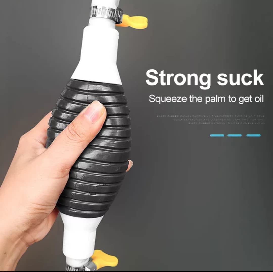 Carvallo | Vätskepump FlowMaster One | Handpump för bensin, vatten och olja | Bärbar och utan ström | För bil, båt och trädgård
