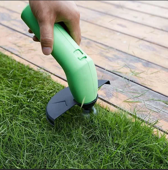 Carvallo - Trådlös mini grästrimmer för effektiv gräsklippning