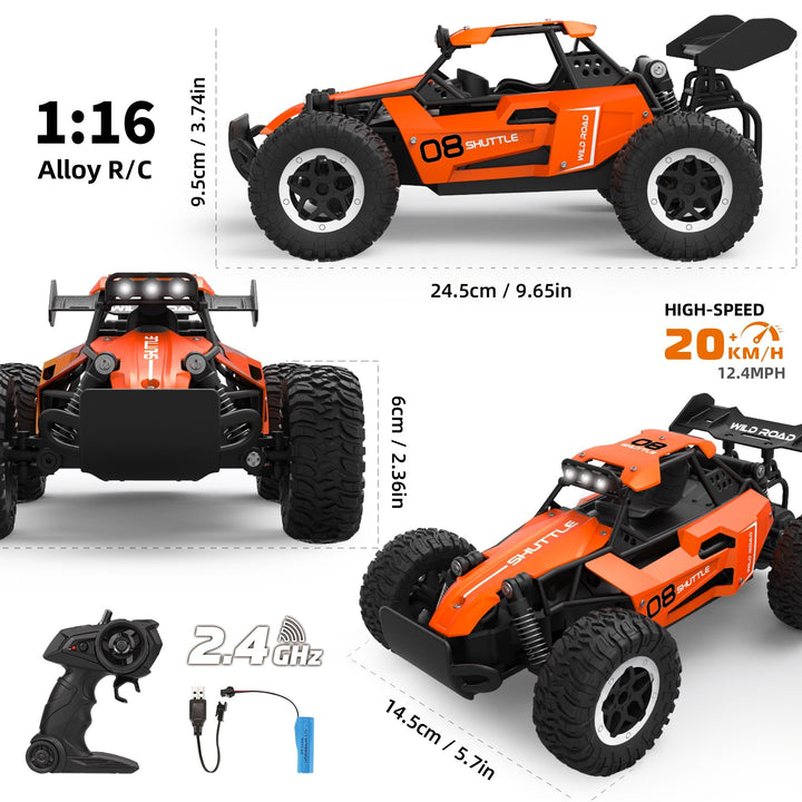 Fjärrstyrd Off-Road Legering Racerbil